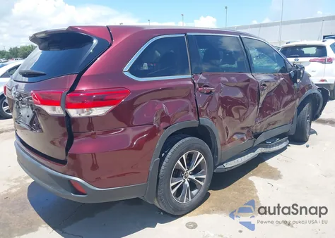 2019 Toyota Highlander Le из США, поврежденный, VIN 5TDZARFH8KS050988